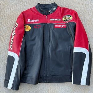 Nascar Wilsons leather dale earnhardt jr jacket bass pro